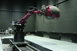 The CyberMotion Simulator used to create inflight motions such as turbulance.