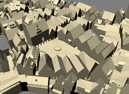 Model of Virtual Tübingen without Texture