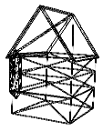 VRML-model of a wired building
