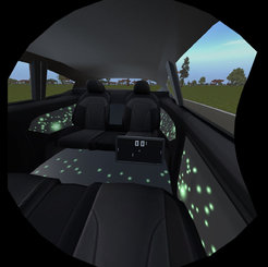 A view through the VR-glasses.