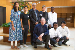 The CacTüS interns, Wolfgang Hanrieder (first row, left), Peter Dayan (second row, middle), Franziska Bröker (second row, second to right)