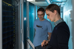 Marcel Binz (left) and Eric Schulz