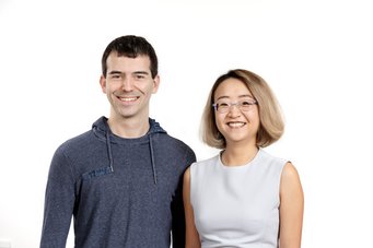 Jennifer Li und Drew Robson. Jennifer Li und Drew Robson.