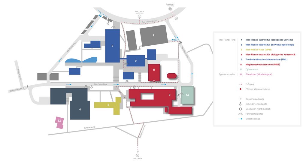 Skizze des Max-Planck-Campus